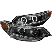 Load image into Gallery viewer, ANZO USA 2009-2012 Acura Tsx Projector Headlights w/ Halo Black (CCFL) (HID Compatible) (121393)