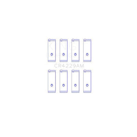 King Engine Bearings Connecting Rod Bearing Set (CR4229AM0.25)