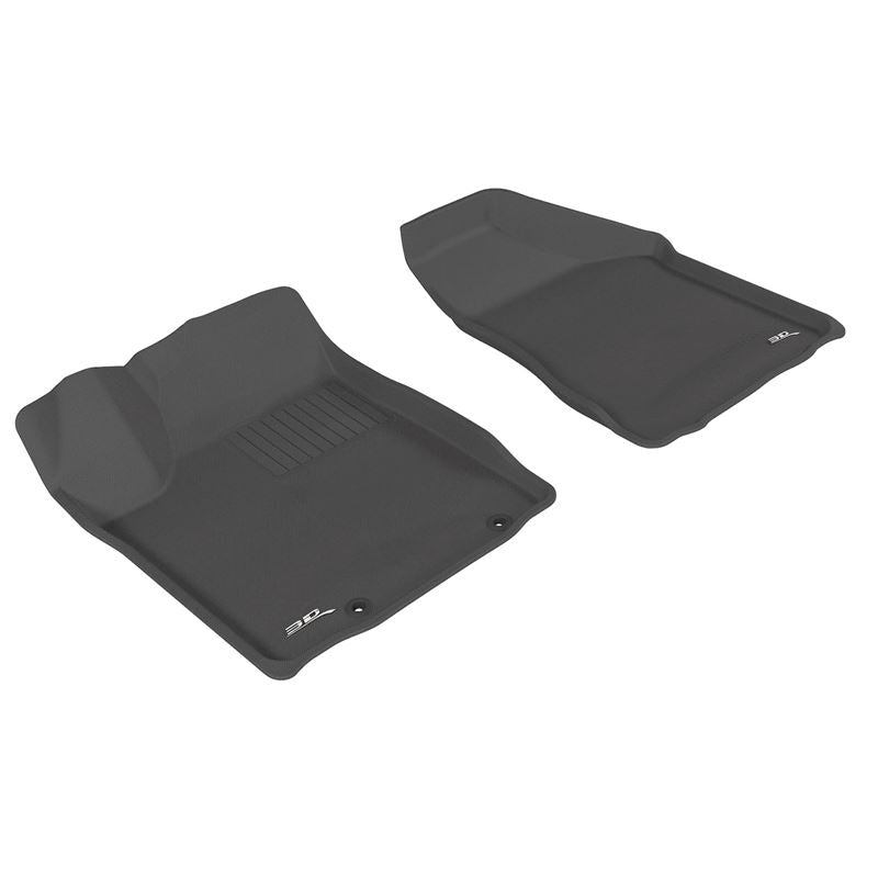 3D Maxpider 2003-2007 Nissan Murano Kagu 1st Row Floormat - Black (L1NS01711509)