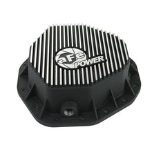 Load image into Gallery viewer, aFe Pro Series Rear Differential Cover Black w/ Machined Fins (46-70092)