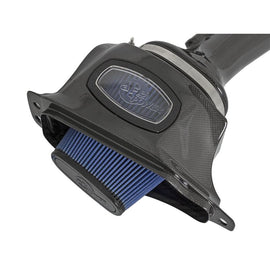 aFe Black Series Carbon Fiber Cold Air Intake System w/ Pro 5R and Pro DRY S Filters (52-74202-C)