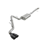 aFe Vulcan Series 3 IN 304 Stainless Steel Cat-Back Exhaust System w/ Black Tips (49-34106-B)