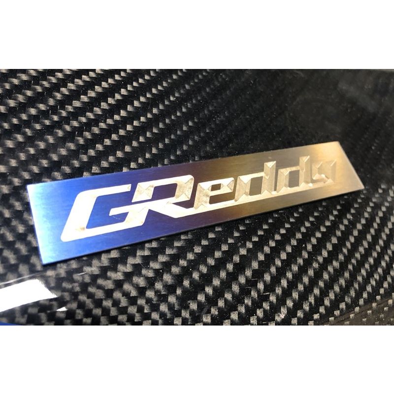 GReddy Titanium Emblem - (105x20mm) (18000201)