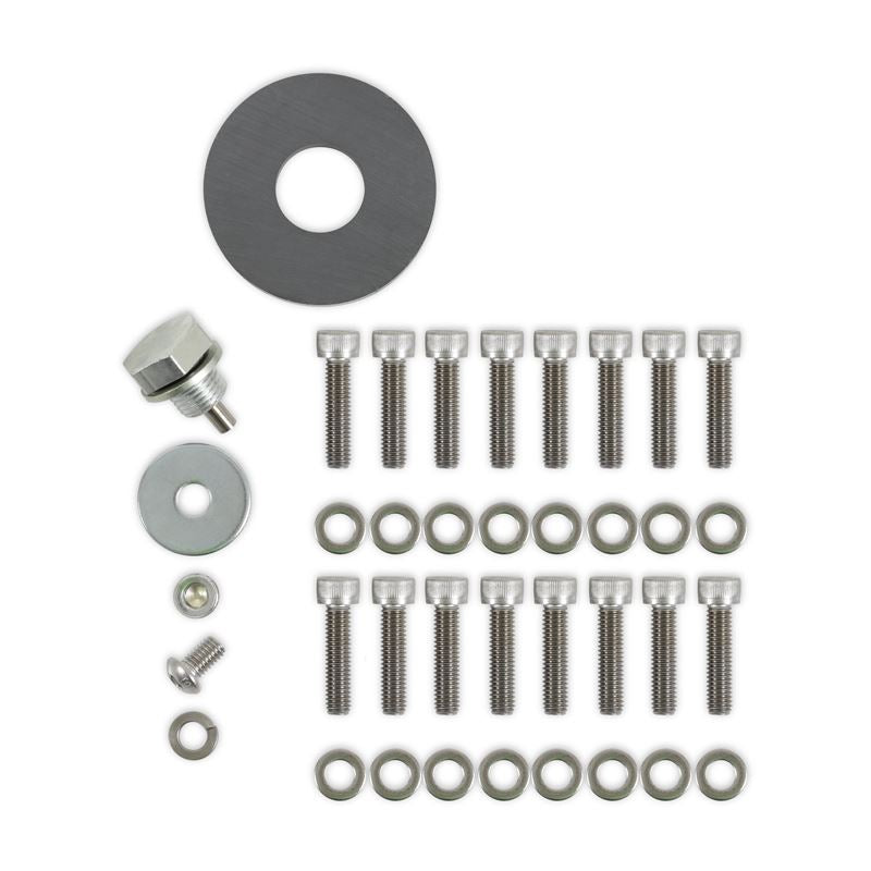 B&M HI-TEK HEAVY-DUTY DEEP TRANSMISSION PAN - GM 10L80 - ALUMINUM - NATURAL (70401)