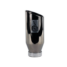 Load image into Gallery viewer, aFe MACH Force-Xp 409 Stainless Steel Clamp-on Exhaust Tip Black Chrome (49-92018-BC)