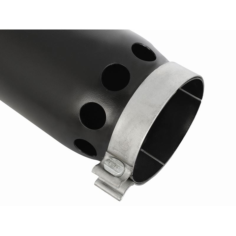 aFe MACH Force-Xp 409 Stainless Steel Clamp-on Exhaust Tip Black Right Side Exit (49T50601-B161)