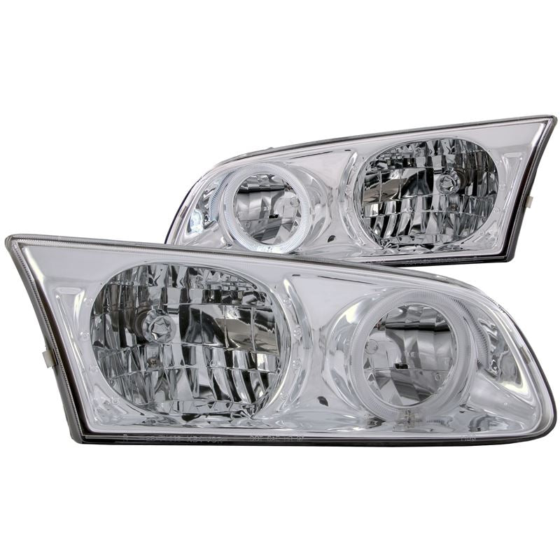 ANZO USA 2000-2001 Toyota Camry Crystal Headlights w/ Halo Chrome (121124)