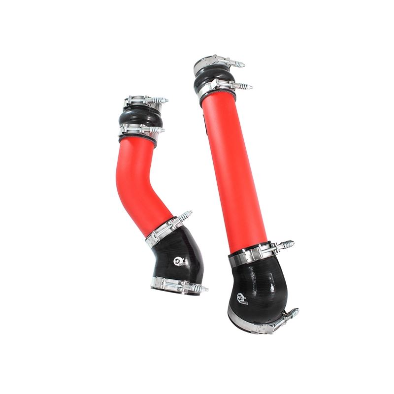 aFe BladeRunner 3 IN Aluminum Hot and Cold Charge Pipe Kit Red (46-20064-R)