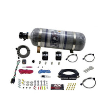 Load image into Gallery viewer, Nitrous Express GM LS 90mm Nitrous Plate Kit (50-400HP) w/12lb Composite Bottle (20934-12)