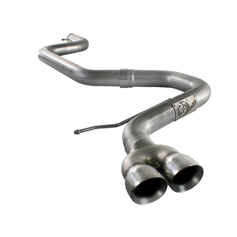 aFe Large Bore-HD 2-1/2in 409 Stainless Steel Cat-Back Exhaust System (49-46402)