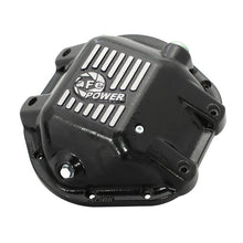 Load image into Gallery viewer, aFe Pro Series Differential Cover Black w/ Machined Fins (46-70162)