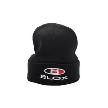 Load image into Gallery viewer, Blox Racing Classic Beanie - Black w/ Stacked Logo (BXAP-00126)