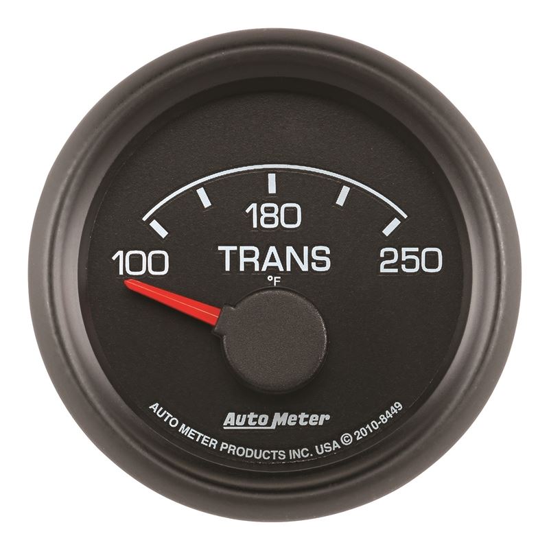 AutoMeter Factory Match Ford 52.4mm Short Sweep Electronic 100-250 Deg F Transmission Temp Gauge (8449)