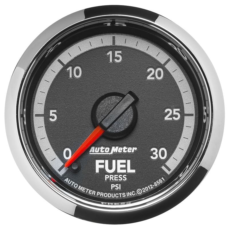 AutoMeter Factory Match 52.4mm Full Sweep Electronic 0-30 PSI Fuel Pressure Gauge Dodge 4th Gen (8561)