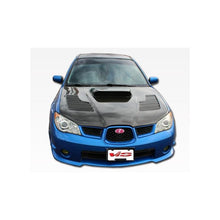 Load image into Gallery viewer, VIS Racing Tracer Style Black Carbon Fiber Hood (06SBWRX4DTRA-010C)