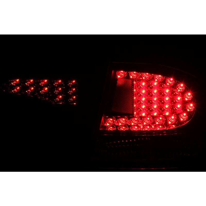 ANZO USA 2006-2011 Honda Civic LED Taillights Black (321152)