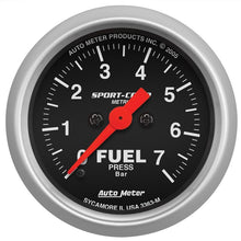 Load image into Gallery viewer, AutoMeter 2-1/16in 7BAR Digital Stepper Motor Sport-Comp Fuel Pressure Gauge (3363-M)