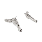 Akrapovic 16-17 Ferrari 488 GTB/488 Spyder Link Pipe Set w/ Cat (SS) (L-FE/SS/1)