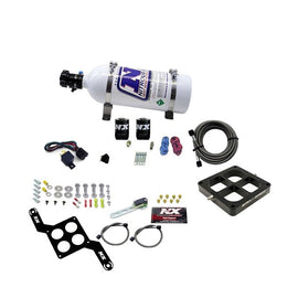 Nitrous Express Dominator Single Entry Billet Crossbar Stage 6 Nitrous Kit (50-300HP) w/5lb Bottle (63070-05)