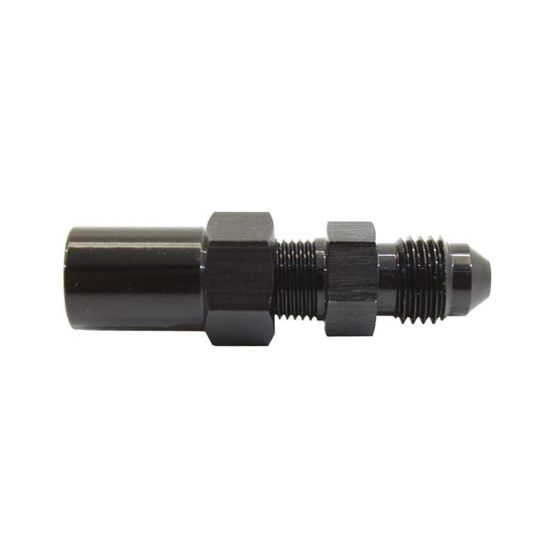 Snow Performance 1/8in NPT Female to 4AN Male Low Profile Straight Nozzle Holder (SNO-810-BRD)