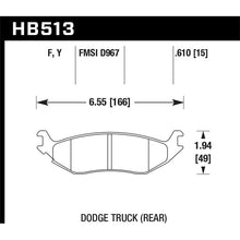 Load image into Gallery viewer, Hawk Performance HPS Brake Pads (HB513F.610)