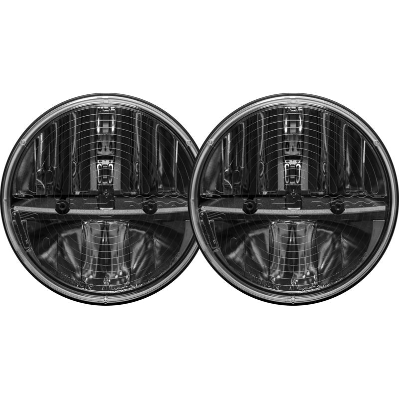 Rigid Industries 7in Round Headlights w/ Heated Lens Non JK - Set of 2 (55008)