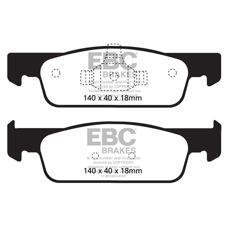 EBC Yellowstuff Street And Track Brake Pads (DP42146R)