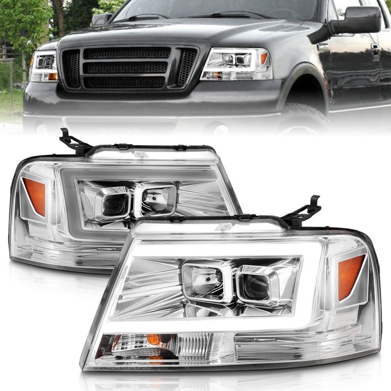 ANZO USA Projector Headlight Set for 2004-2008 Ford F-150 (111542)