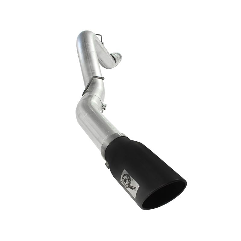 aFe ATLAS 5 IN Aluminized Steel DPF-Back Exhaust System w/Black Tip (49-04041-B)