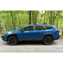 Load image into Gallery viewer, Rally Armor Black Mud Flap Blue Logo for 2022 Subaru Outback (MF76-UR-BLK/BL)