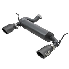 Load image into Gallery viewer, aFe Rebel Series 2-1/2 IN 409 Stainless Steel Axle-Back Exhaust System w/ Black Tips (49-48061-B)