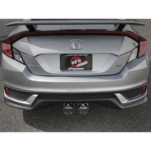 Load image into Gallery viewer, Takeda 3 IN 304 Stainless Steel Cat-Back Exhaust System w/ Blue Flame Tip (49-36618-L)