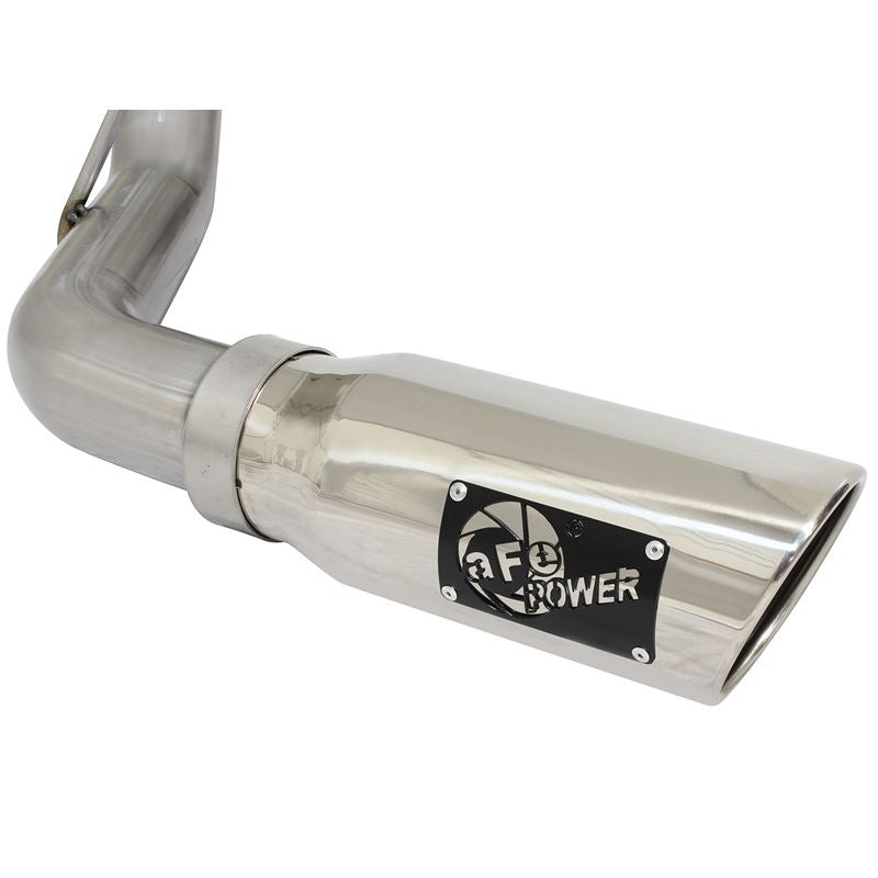 aFe MACH Force-Xp 3 IN 409 Stainless Steel Cat-Back Exhaust System w/Polished Tip (49-44057-P)