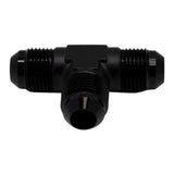 DeatschWerks 8AN Male Flare to 8AN Male Flare to 8AN Male Flare Tee Fitting - Anodized Matte Black(6-02-0722-B)