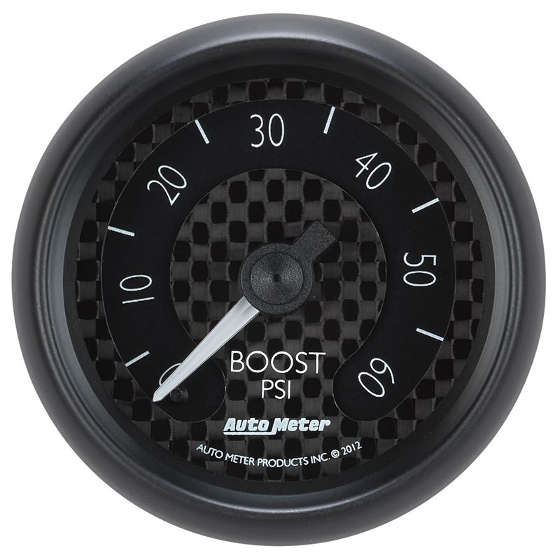 AutoMeter GT Series 52mm Mechanical 0-60 psi Boost Gauge (8005)