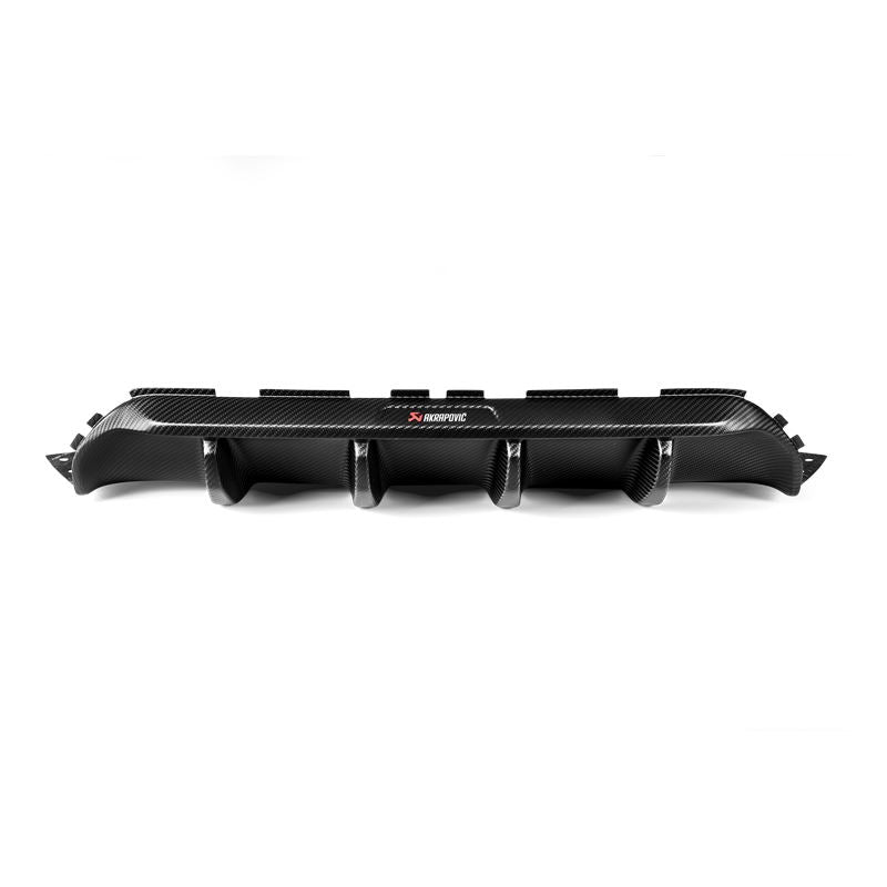 Akrapovic 18+ BMW M5 (F90) Rear Carbon Fiber Diffuser - Matte w/ Gray Logo (DI-BM/CA/5/M/RS)