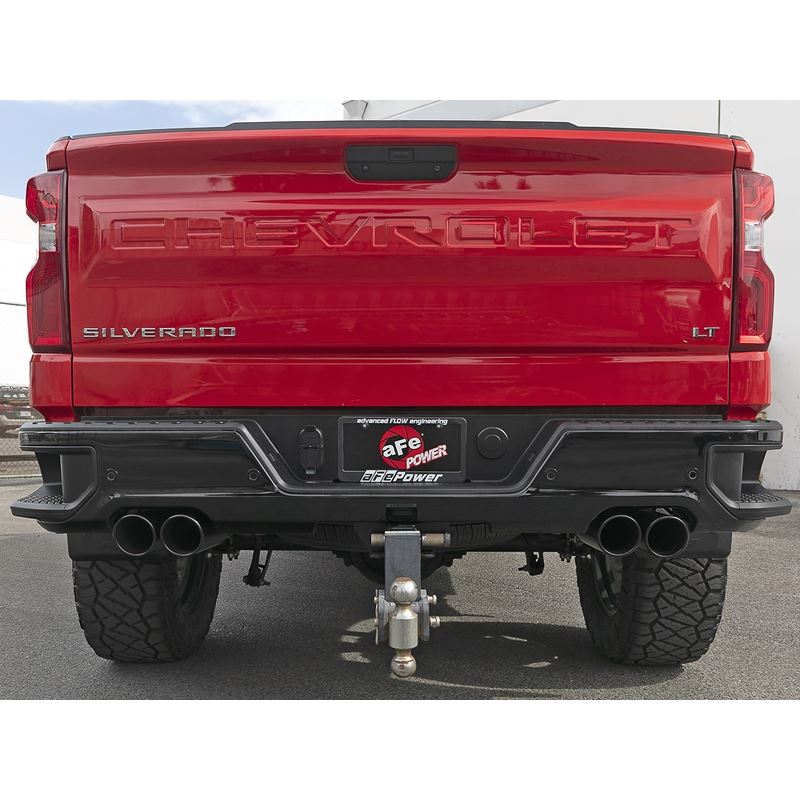 aFe Vulcan Series 3 IN 304 Stainless Steel Cat-Back Exhaust System w/ Black Tips (49-34105-B)