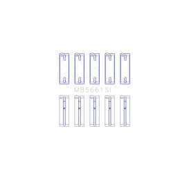 King Engine Bearings Main Bearing Set for 2006-2007 Audi A3 (MB5661SI0.25)