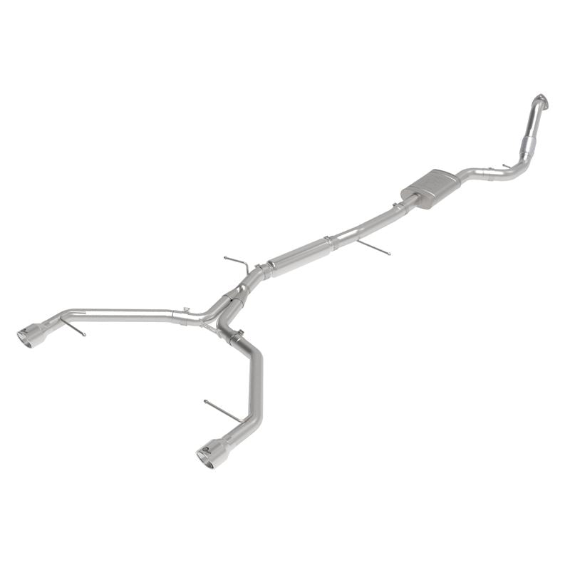 aFe MACH Force-Xp 3 IN to 2-1/2 IN Stainless Steel Cat-Back Exhaust System Polished (49-36420-P)