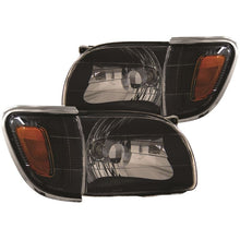 Load image into Gallery viewer, ANZO USA 2001-2004 Toyota Tacoma Crystal Headlights Black (121190)