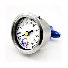 Load image into Gallery viewer, Nitrous Express Fuel Pressure Gauge (0-100 PSI w/Manifold) (15512)