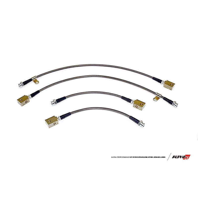 ALPHA Performance R35 GT-R Race Style SS Brake Lines (ALP.07.01.0001-2)