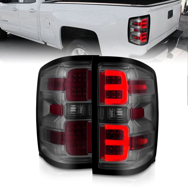 ANZO USA Tail Light Assembly for Chevrolet Silverado 1500/2500/3500, Sierra 3500 (311426)