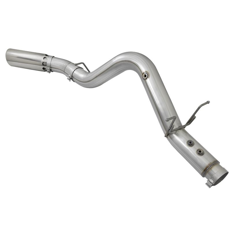 aFe ATLAS 4 IN Aluminized Steel DPF-Back Exhaust System w/ Polished Tip (49-04085-P)