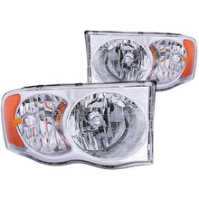 Load image into Gallery viewer, ANZO USA 2002-2005 Dodge Ram 1500 Crystal Headlights Chrome (111076)