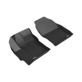 3D Maxpider 22-23 Toyota Corolla Cross FWD Kagu Black Floor Mats - Row 1 (L1TY26811509)