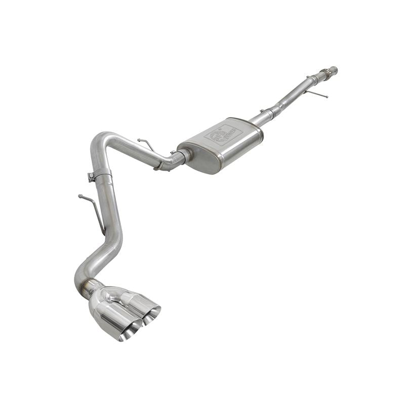 aFe Vulcan Series 3 IN 304 Stainless Steel Cat-Back Exhaust System w/ Polished Tips (49-34106-P)