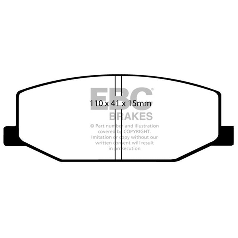 EBC Greenstuff 2000 Series Sport Brake Pads (DP2534)