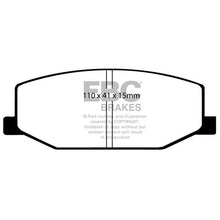 Load image into Gallery viewer, EBC Greenstuff 2000 Series Sport Brake Pads (DP2534)