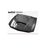 VIS Racing Stalker Style Black Carbon Fiber Hood (10FDMUS2DSTK-010C)